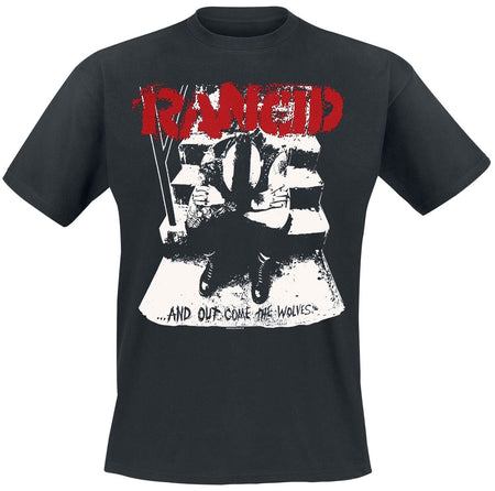 T-Shirt Manches courtes  de Rancid - Wolves - S à XXL - pour Homme - noir - Rancid