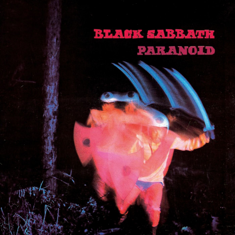 Couverture de l'album culte de Black Sabbath "Paranoid"