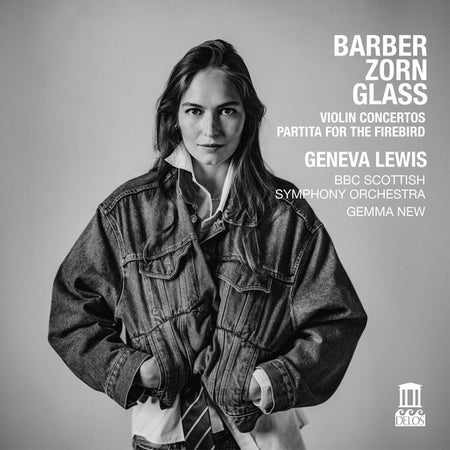 Barber & Glass : Violin Concertos / Zorn : Partita For The Firebird - Front Cover