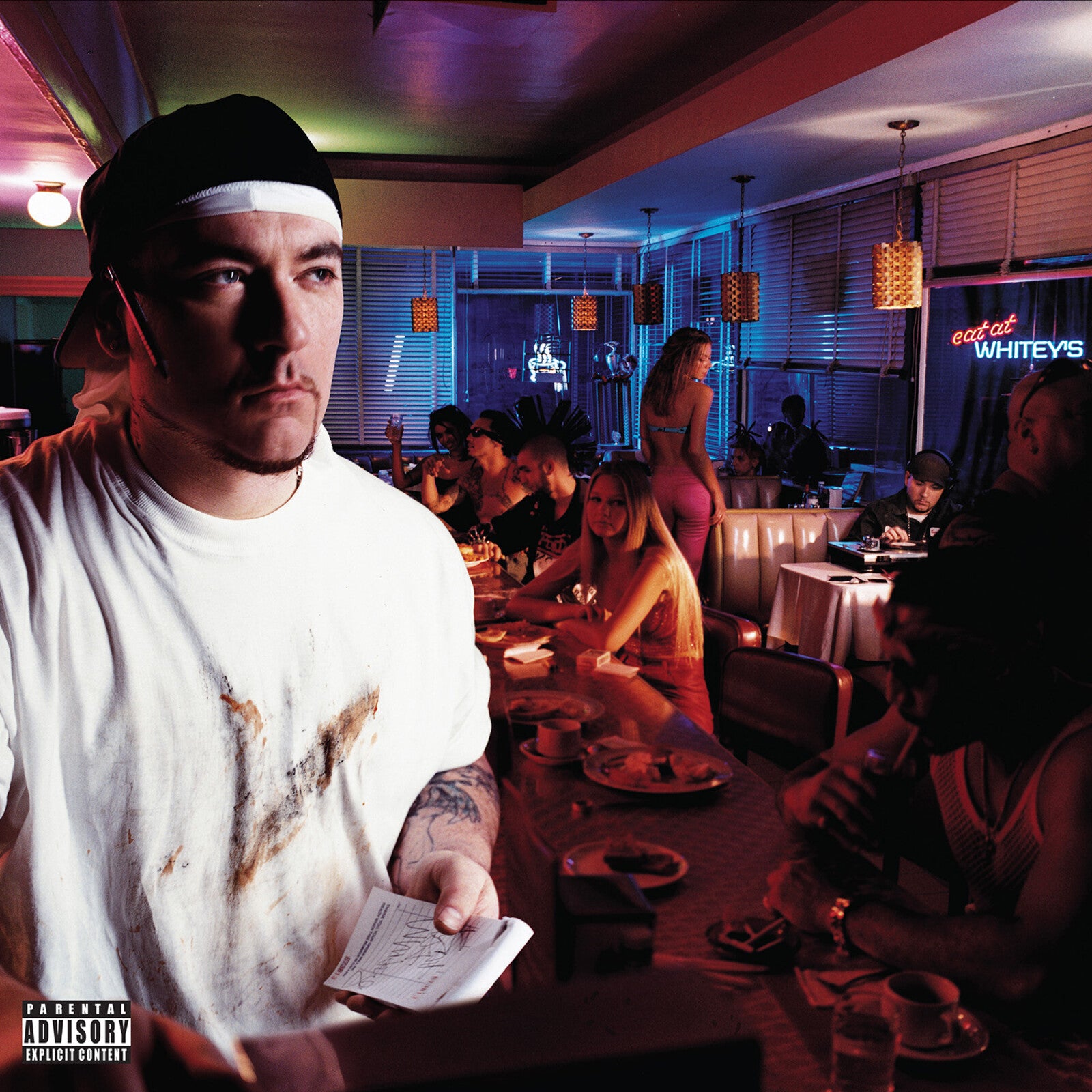 EAT AT WHITEYS - Front Cover