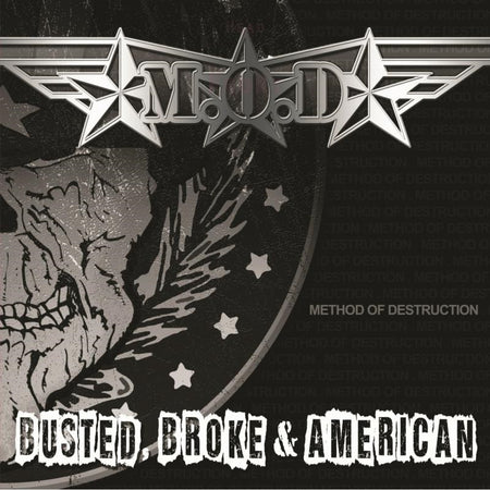 BUSTED BROKE & AMERICAN - Front Cover