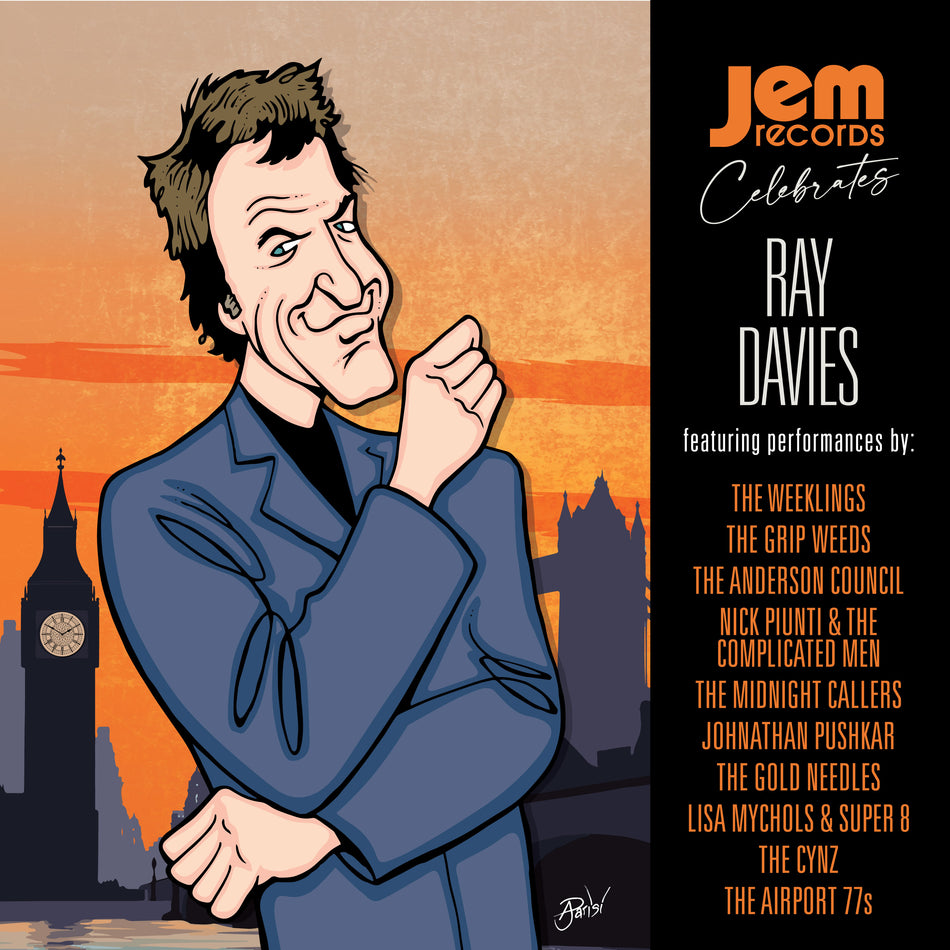 JEM RECORDS CELEBRATES RAY DAVIES - Front Cover