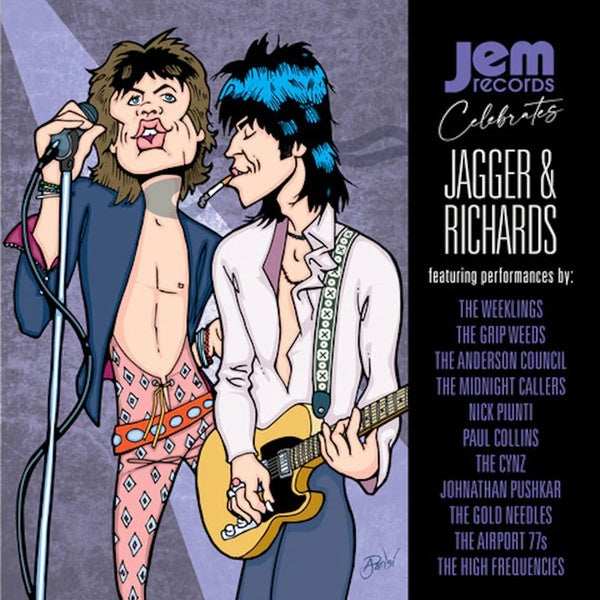 Jem Records Celebrates Jagger & Richards - Front Cover
