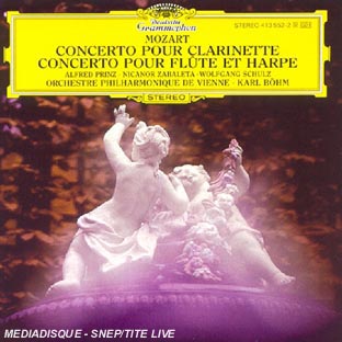 Concerto pour clarinette, basson, flûte et harpe - Front Cover