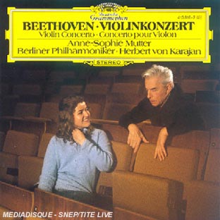 Concerto pour violon - Front Cover