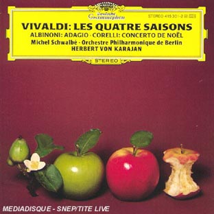 Vivaldi: le quattro stagioni / Albinoni: adagio / Corelli: christmas concerto - Front Cover