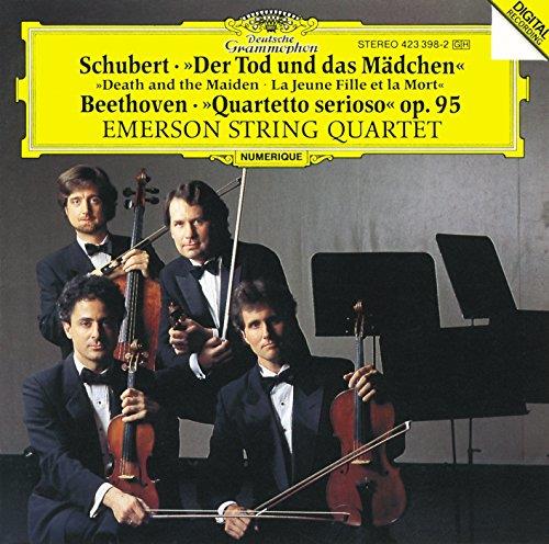 Schubert : string quartet "Death and the maiden" D 810 - Beethoven : string quartet "Quartetto serio - Front Cover