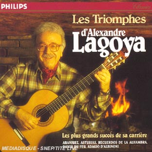 Les triomphes d' Alexandre Lagoya - Front Cover