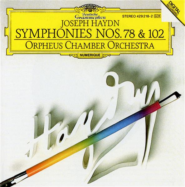 Symphonien n°78 & n°102 - Front Cover