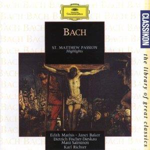 Bach: St. Matthew Passion - Front Cover