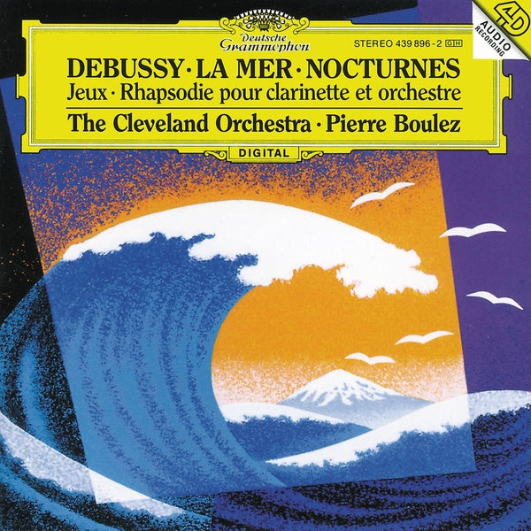 La mer, nocturnes, jeux, rhapsodie pour clarinette & orchestre - Front Cover