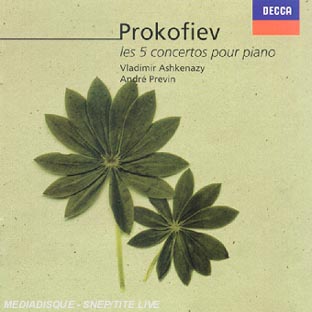 Les 5 Concertos Pour Piano - Front Cover