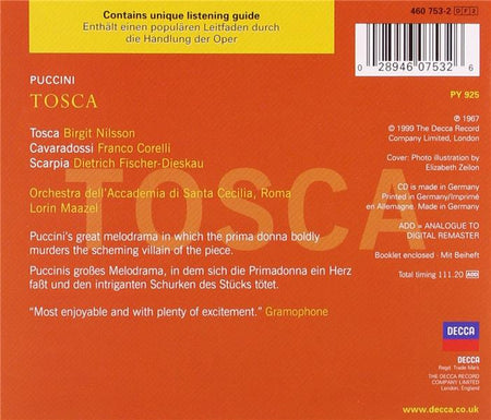 Puccini: Tosca - Front Cover