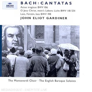 Cantates funebres Bwv 106 Bwv 118 - 231 Bwv198 - Front Cover