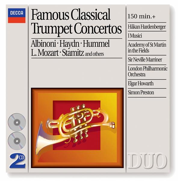 FAMOUS CLASSICAL TRUMPET CONCE - Front Cover