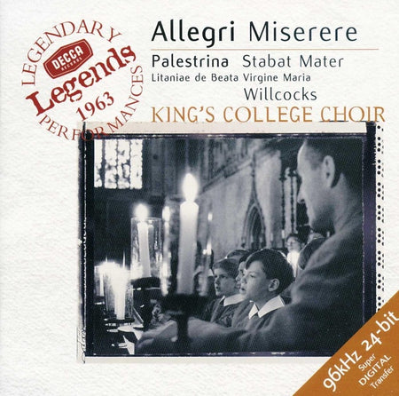 Legends 1963 : Miserere - Front Cover
