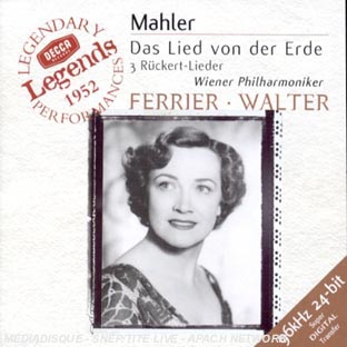 Das lied von der erde - 3 rückert lieder - Front Cover