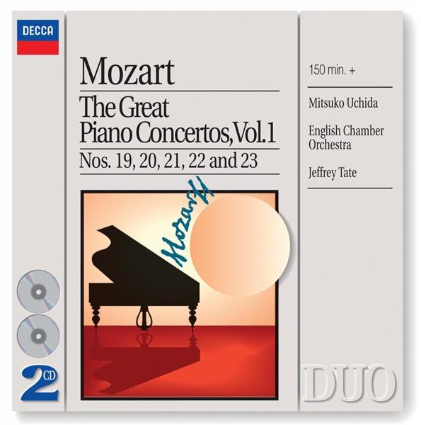 MOZART THE GREAT PIANO CONCER - Front Cover