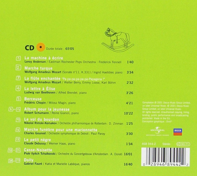 Musique classique pour les enfants Volume 2 - Front Cover