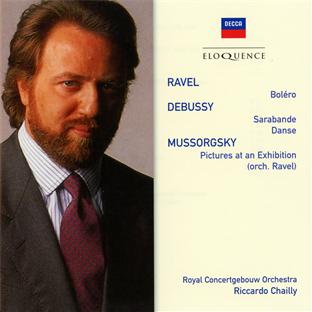 Ravel : boléro - Debussy : sarabande - Moussorgski : tableaux d'une exposition - Front Cover