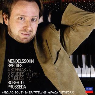 Mendelssohn rarities - Front Cover