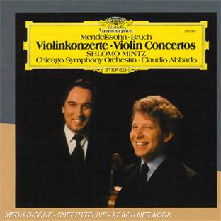 Mendelssohn : concerto pour violon - bruch : concerto pour violon - Front Cover