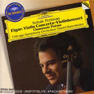 Elgar : Concerto Pour Violon Op.61 - chausson : poème - Front Cover