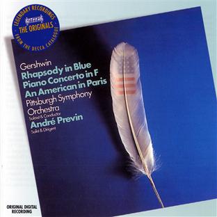 Rhapsody in blue - concerto en fa - un américain à Paris - Front Cover