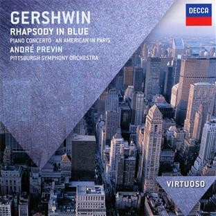 Rhapsody in blue, an american in Paris, concerto pour piano - Front Cover