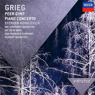 Peer gynt suite, concerto pour piano - Front Cover