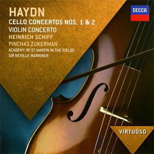 Cello concertos nos.1 & 2; violin concerto - Front Cover