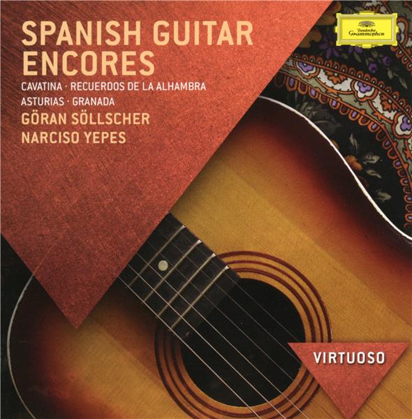 Spanish guitar encores - Front Cover