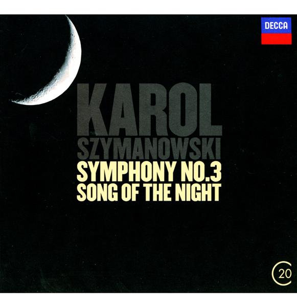 Symphony no. 3 ‘song of the night' - Front Cover