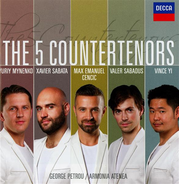 The 5 countertenors - Front Cover