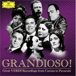Grandioso : great Verdi recordings from Caruso to Pavarotti - Front Cover