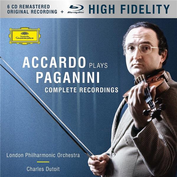 Accardo plays Paganini - complete recordings - Front Cover