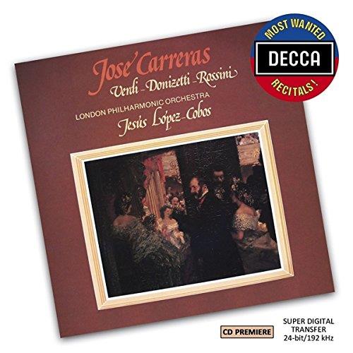 José Carreras, Verdi, Donizetti, Rossini - Front Cover