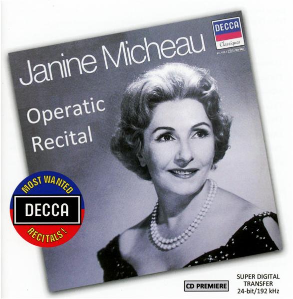 Operatic recital - Front Cover