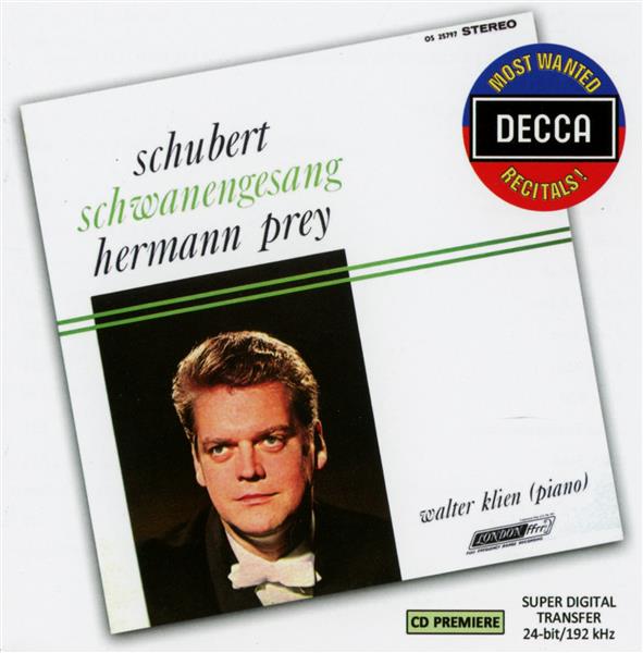 Schwanengesang - Front Cover