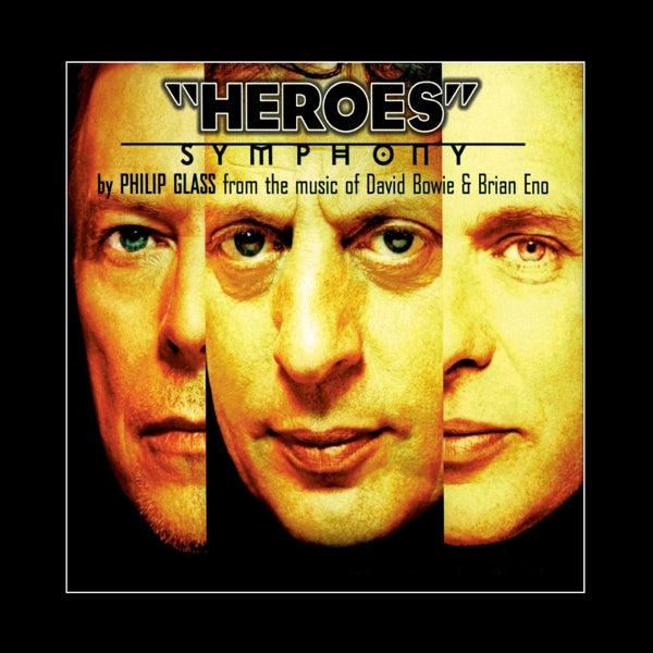 HEROES SYMPHONY/VINYLE NOIR AUDIOPHILE 180GR/POCHETTE PVC/MUSIC DE DAVID BOWIE/BRIAN ENO - Front Cover