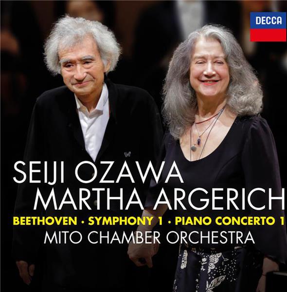 Beethoven: symphony 1 - piano concerto 1 - Front Cover