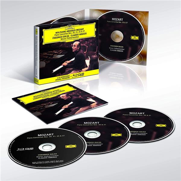 Piano concertos nos. 20, 21, 25 & 27 - Front Cover
