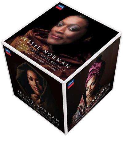 Jessye Norman complete studio recitals - Philips, Deutsche Gramophon - Front Cover
