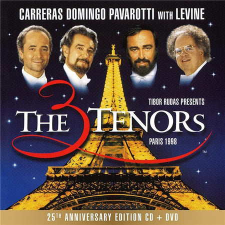The Three Tenors - Paris 1998 - 25th Anniversary Edition - Front Cover