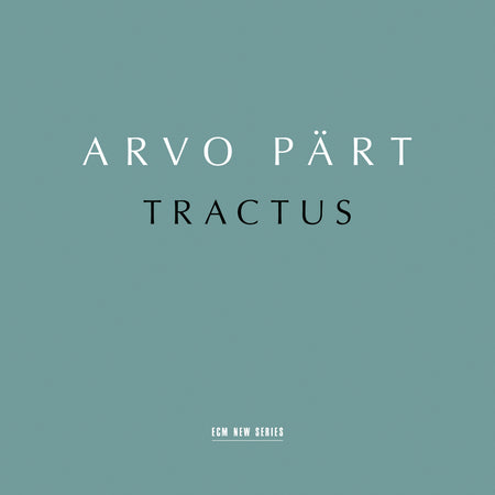 Arvo Pärt: Tractus - Front Cover