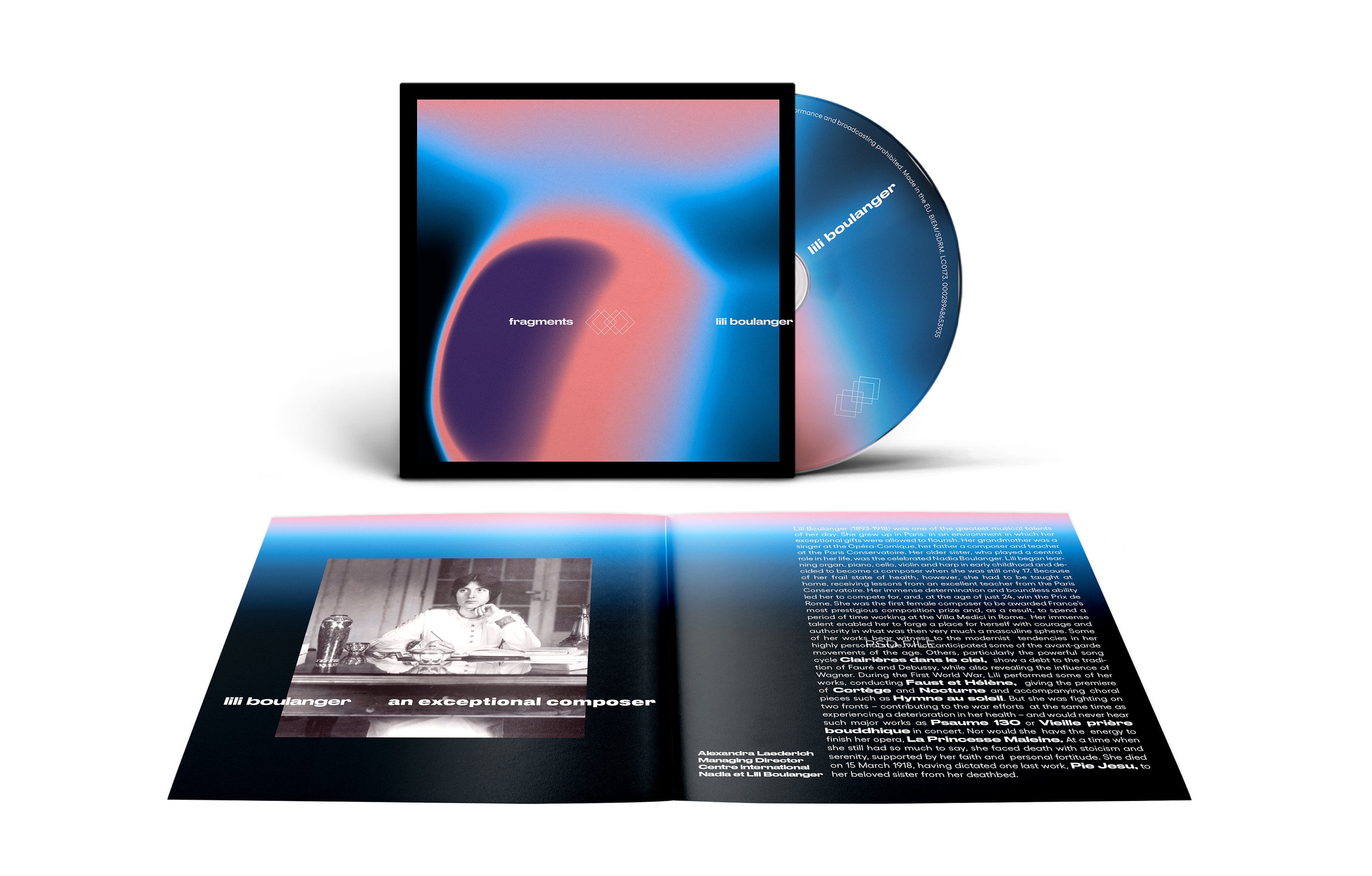 FRAGMENTS II – Lili Boulanger - Front Cover