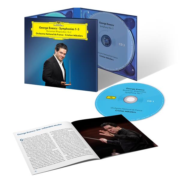 Enescu: Symphonies Nos. 1-3; 2 Romanian Rhapsodies - Front Cover