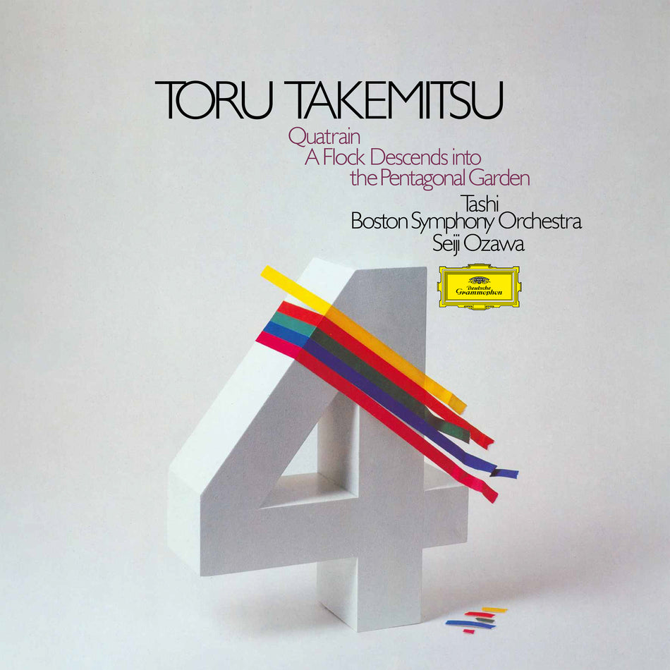 Takemitsu: Quatrain; A Flock Descends Into The Pentagonal Garden - Front Cover