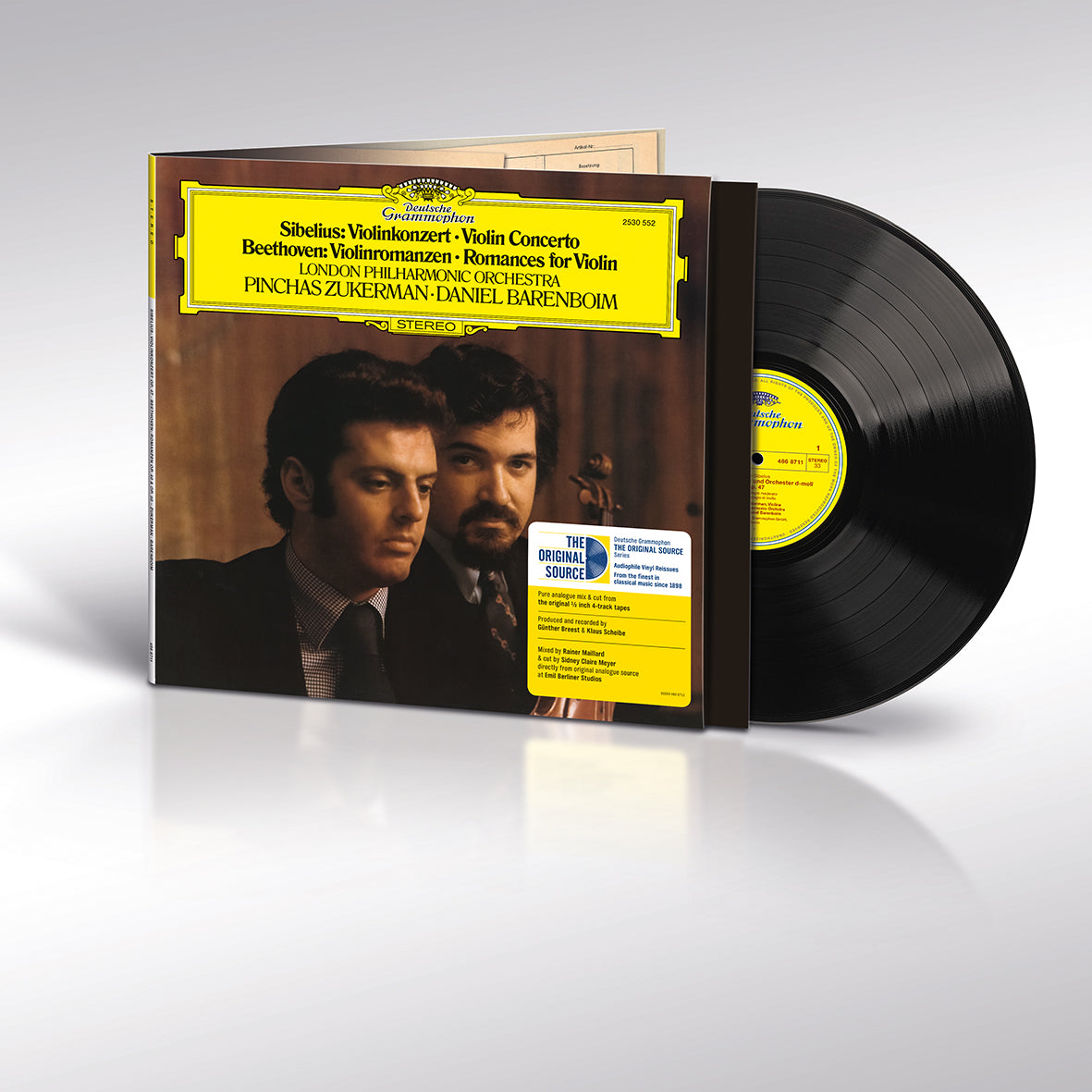 Sibelius: Violin Concerto in D Minor, Op. 47 / Beethoven: Violin Romance Nos. 1 & 2 - Back Cover