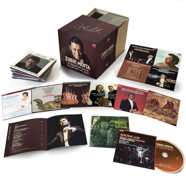 Zubin Mehta : The Philharmonic Edition - Vienna, Berlin, Israel, London, New York Édition Limitée Coffret - Front Cover